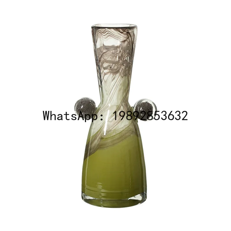 DSA flow pattern glass vase villa living room coffee table dining table advanced flower device ornament
DSA flow pattern glass vase villa living room coffee table dining table advanced flower device ornament