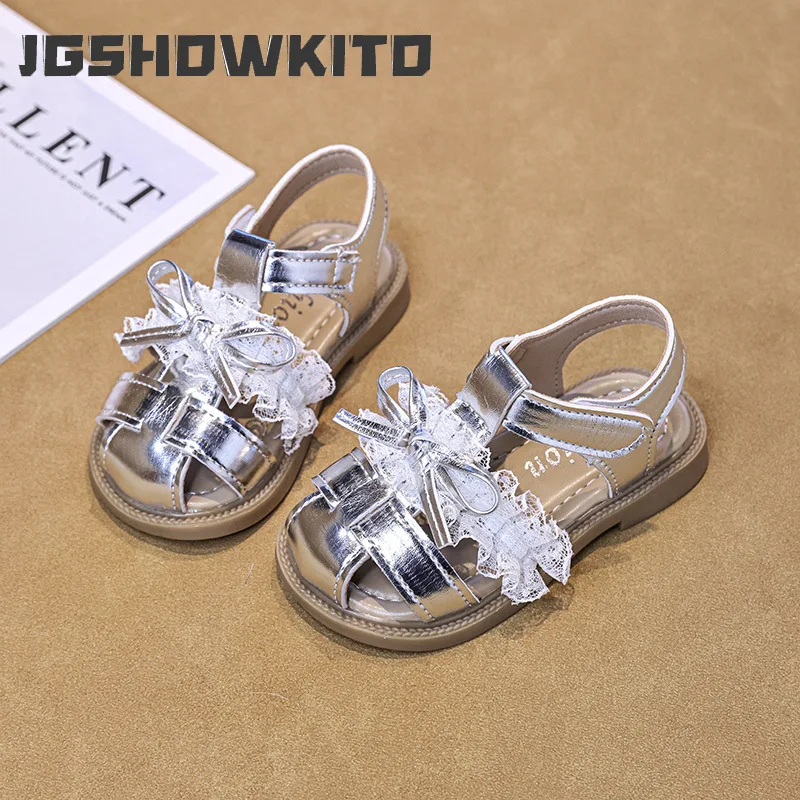 JGSHOWKITO Elegant Children Summer Sandals Woven Hollow-out Girls Pleated Dress Sandals for Wedding Party Kids Lace Flat Shoes
JGSHOWKITO Elegant Children Summer Sandals Woven Hollow-out Girls Pleated Dress Sandals for Wedding Party Kids Lace Flat Shoes