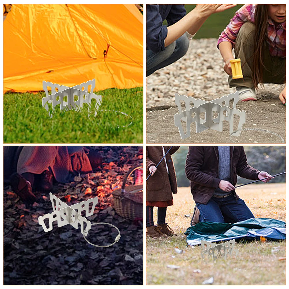 2pcs Stainless Steel Portable Stove Bracket Camping Outdoor Rustproof Lightweight Heat Resistant Durable Mini Bbq Rack Stand For
2pcs Stainless Steel Portable Stove Bracket Camping Outdoor Rustproof Lightweight Heat Resistant Durable Mini Bbq Rack Stand For