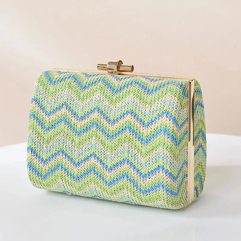 Summer Boho Straw Clutch for Women New Stripe Evening Bags Woven Handbag Holiday Outdoor Wedding Purse Small Beach Bags
Summer Boho Straw Clutch for Women New Stripe Evening Bags Woven Handbag Holiday Outdoor Wedding Purse Small Beach Bags