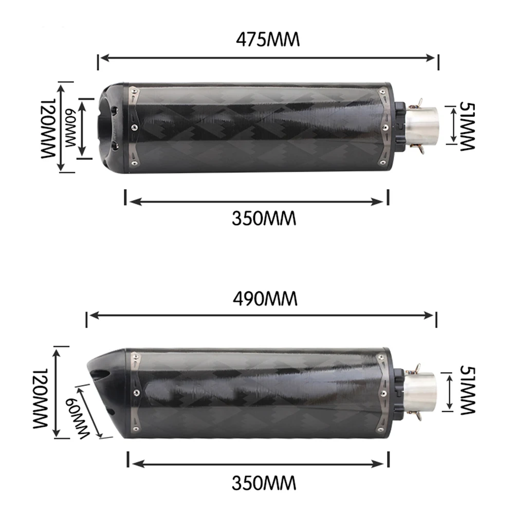 Motorcycle Exhaust System Muffler with Db Killer Motorbike Parts Suitable for R7 FZ09 ninja400 R3 Z900 S1000RR pcx160 duke390 R1
Motorcycle Exhaust System Muffler with Db Killer Motorbike Parts Suitable for R7 FZ09 ninja400 R3 Z900 S1000RR pcx160 duke390 R1