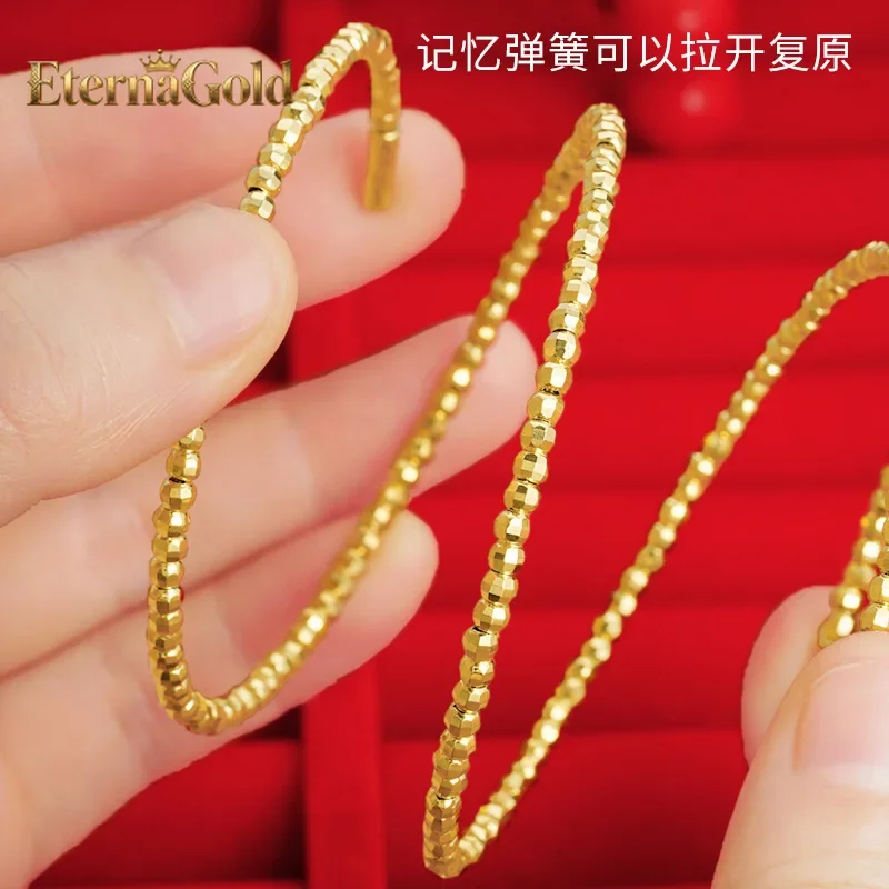 EternaGold Luxury 24K 9999 Pure Gold real gold Tie Di Bracelet Women's Three-life III Bracelet Three-layer Bracelet
EternaGold Luxury 24K 9999 Pure Gold real gold Tie Di Bracelet Women's Three-life III Bracelet Three-layer Bracelet