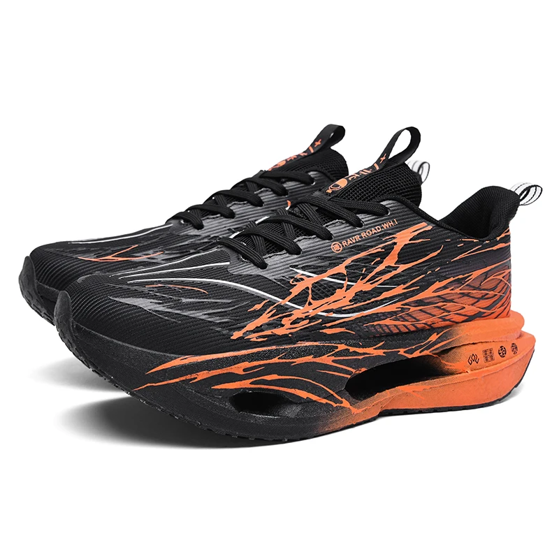 Sports and leisure shoes, men's shoes, marathon oversized air cushioned shoes, fly woven all season rubber, wear-resistant, anti
Sports and leisure shoes, men's shoes, marathon oversized air cushioned shoes, fly woven all season rubber, wear-resistant, anti