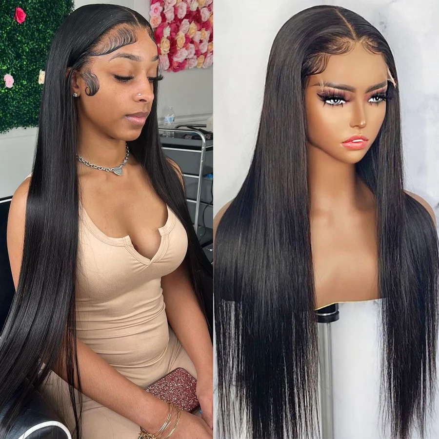 13x4 Lace Front Human Hair Wigs Straight Long 32inch PrePlucked Brazilian Lace Frontal Wigs for Women 150 Density Human Hair Wig
13x4 Lace Front Human Hair Wigs Straight Long 32inch PrePlucked Brazilian Lace Frontal Wigs for Women 150 Density Human Hair Wig