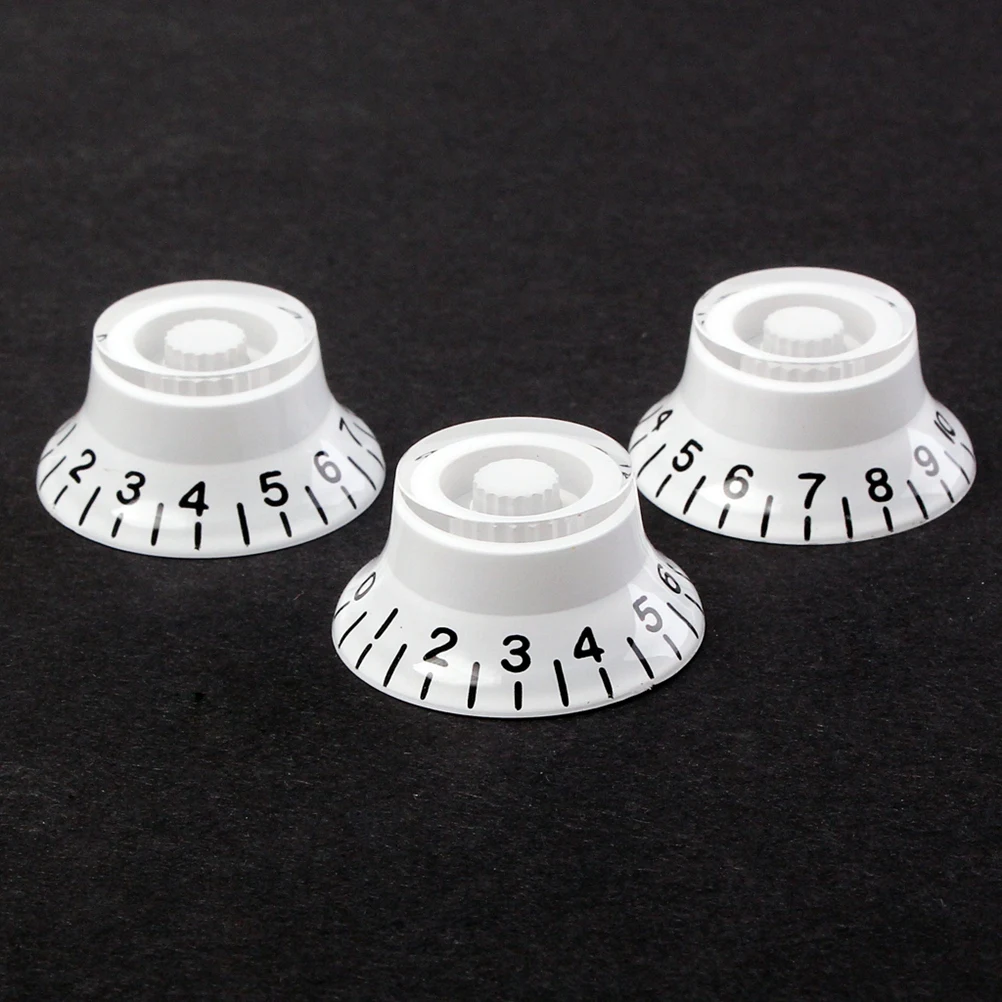 3 PCS/ Set Acrylic Hat Guitar Volume Tone Control Knobs Rotary Knobs for ST Electric Guitar Parts Replacement (White)
3 PCS/ Set Acrylic Hat Guitar Volume Tone Control Knobs Rotary Knobs for ST Electric Guitar Parts Replacement (White)
