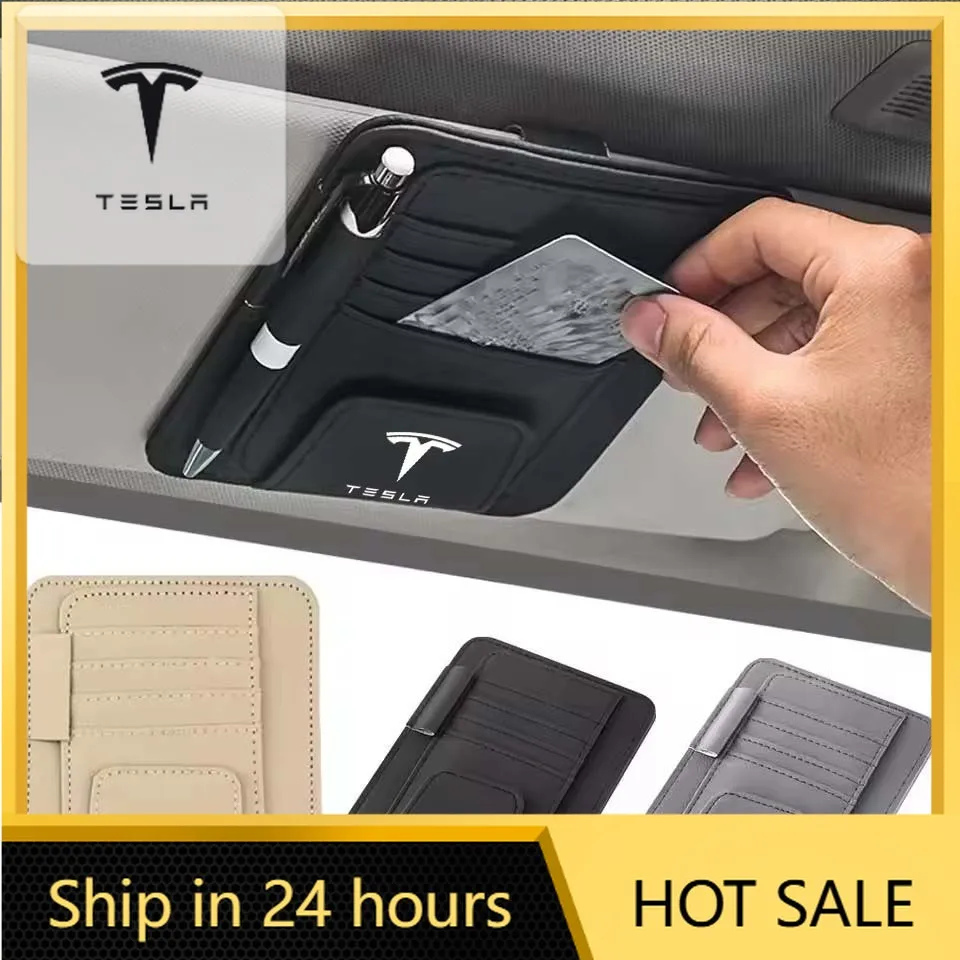 Car Sticker Car Sun Visor Organizer Storage Bag Card Sunglasses Clip For Tesla Cybertruck Roadster Coil SpaceX Highland Modele 3
Car Sticker Car Sun Visor Organizer Storage Bag Card Sunglasses Clip For Tesla Cybertruck Roadster Coil SpaceX Highland Modele 3