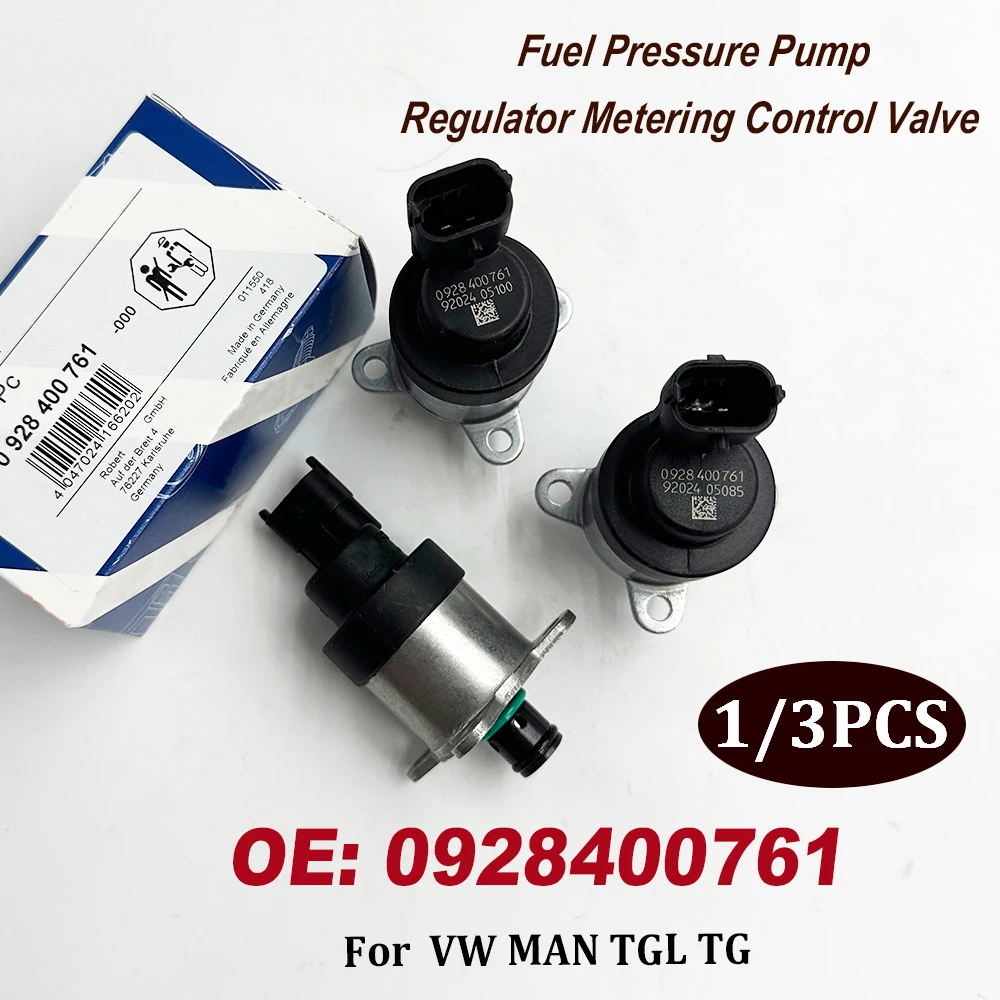 1/3PCS 0928400761 51125050041 Fuel Injection Common Rail Regulator Pressure Metering Valve 928400761 For V-W M-AN TGL TG M
1/3PCS 0928400761 51125050041 Fuel Injection Common Rail Regulator Pressure Metering Valve 928400761 For V-W M-AN TGL TG M
