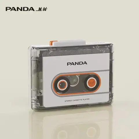 PANDA Stereo Cassette Player 6508 Retro Bluetooth Players Single Player Transparent Shell Portable Walkman Customized Gifts