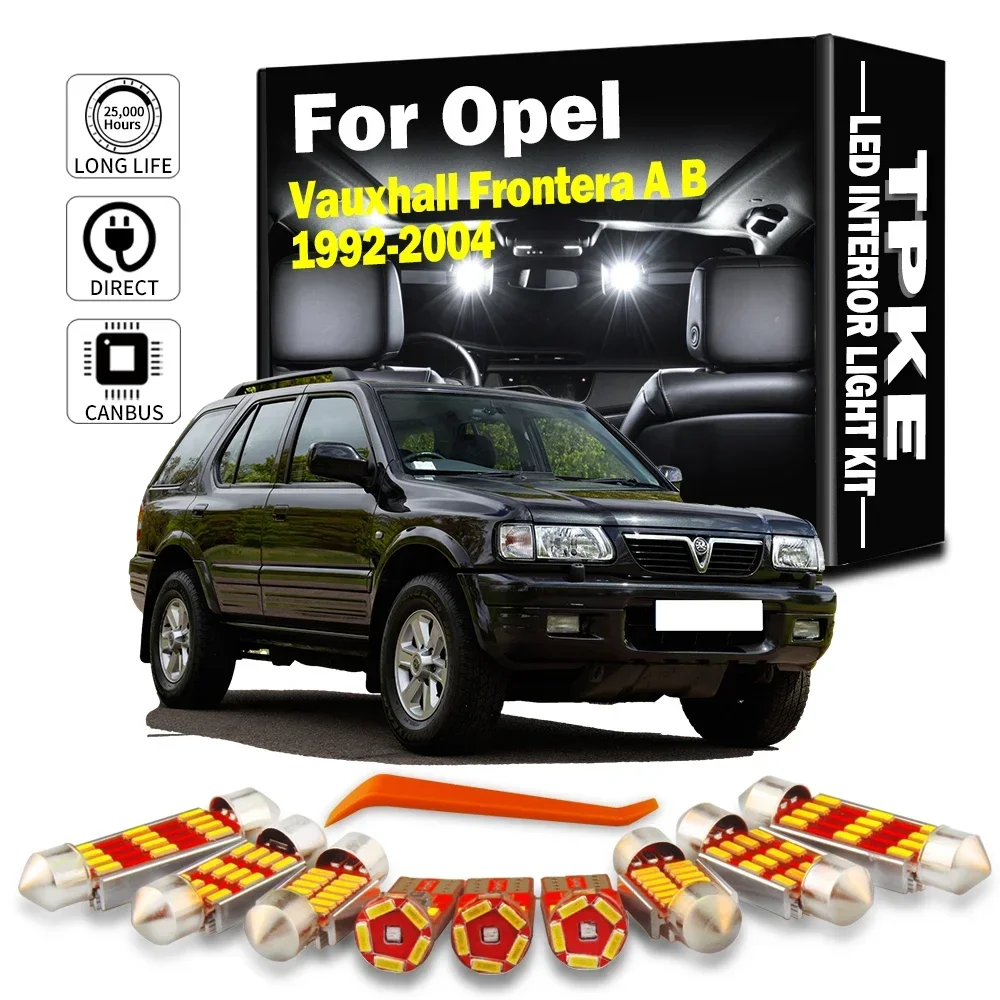 TPKE LED Interior Map Dome Light Kit For Opel Vauxhall Frontera A B 1992- 1998 1999 2000 2001 2002 2003 2004 Canbus Car Bulbs
TPKE LED Interior Map Dome Light Kit For Opel Vauxhall Frontera A B 1992- 1998 1999 2000 2001 2002 2003 2004 Canbus Car Bulbs