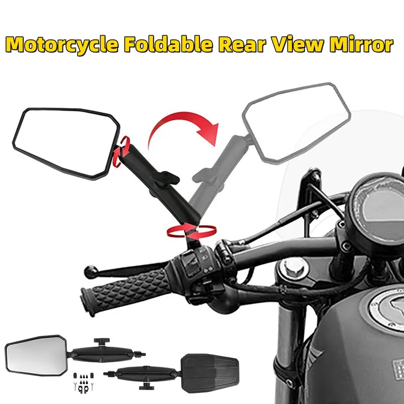 Motorcycle Rear view Mirror Side Mirrors Rearview Mirrors For HONDA For KAWASAKI Versys KLR650 Benelli TRK Rally Universal
Motorcycle Rear view Mirror Side Mirrors Rearview Mirrors For HONDA For KAWASAKI Versys KLR650 Benelli TRK Rally Universal