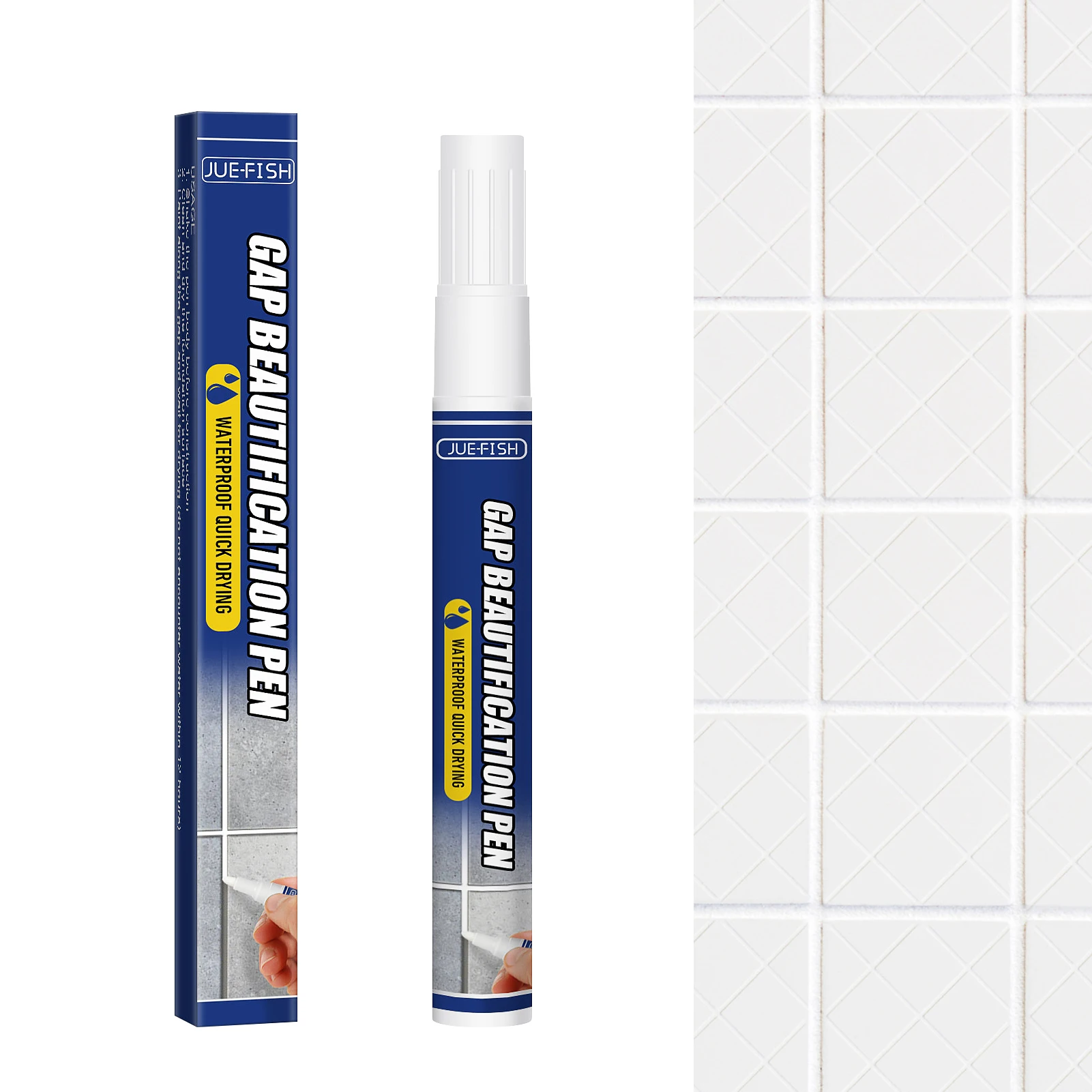 Grout Pen White Tile Paint Marker Wall Grout Color Restorer Tile Pen Wall Grout Restorer Pen Repair Marker Tile Crevice Filler
Grout Pen White Tile Paint Marker Wall Grout Color Restorer Tile Pen Wall Grout Restorer Pen Repair Marker Tile Crevice Filler