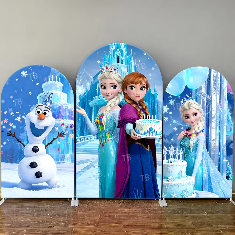 Frozen Princess Anna & Elsa Arch Backdrop Cover Happy Birthday for Baby Shower Party Decor Photo Background Wall Elastic Fabric
Frozen Princess Anna & Elsa Arch Backdrop Cover Happy Birthday for Baby Shower Party Decor Photo Background Wall Elastic Fabric