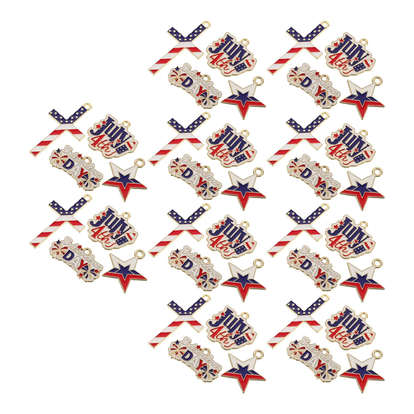 50Pcs Usa Flag Charms Alloy Patriotic Jewelry Making Pendants for Independence Day Decor DIY Necklace Bracelet Earring Craft
50Pcs Usa Flag Charms Alloy Patriotic Jewelry Making Pendants for Independence Day Decor DIY Necklace Bracelet Earring Craft