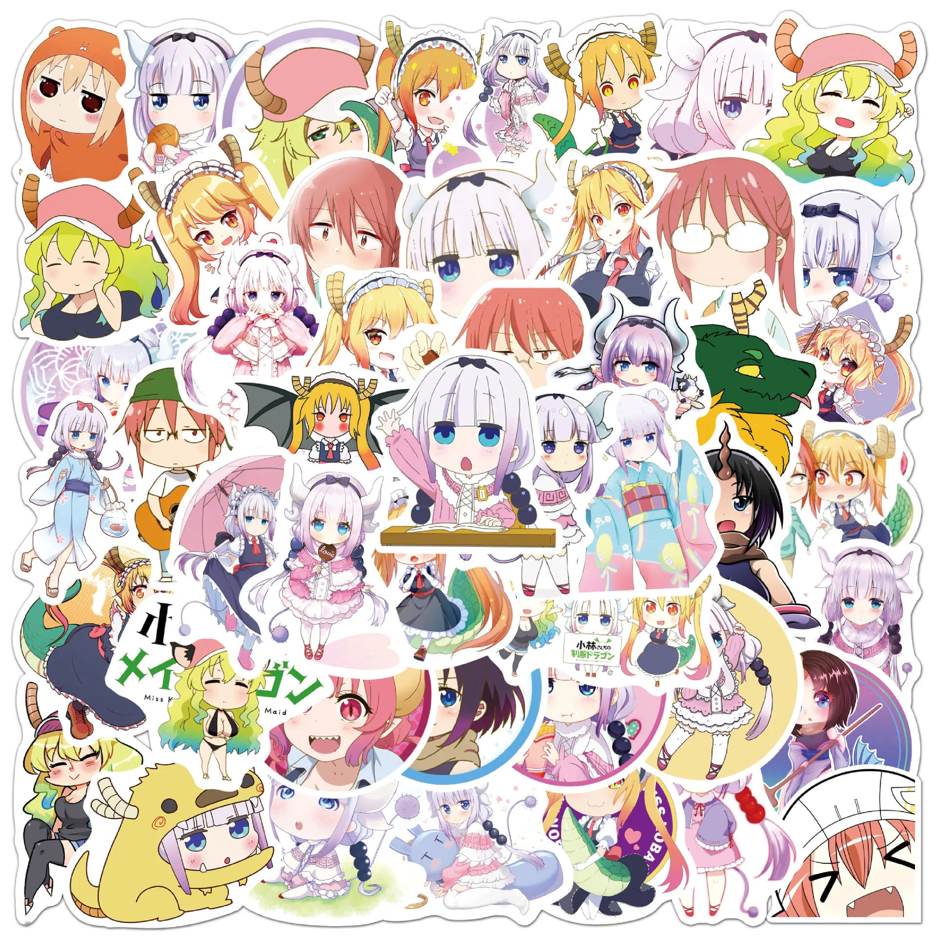 10/50PCS Miss Kobayashi's Dragon Maid Stickers Kawaii Anime Sticker Cute Cartoon Graffiti Decals Fridge Laptop Guitar Car Bike
10/50PCS Miss Kobayashi's Dragon Maid Stickers Kawaii Anime Sticker Cute Cartoon Graffiti Decals Fridge Laptop Guitar Car Bike