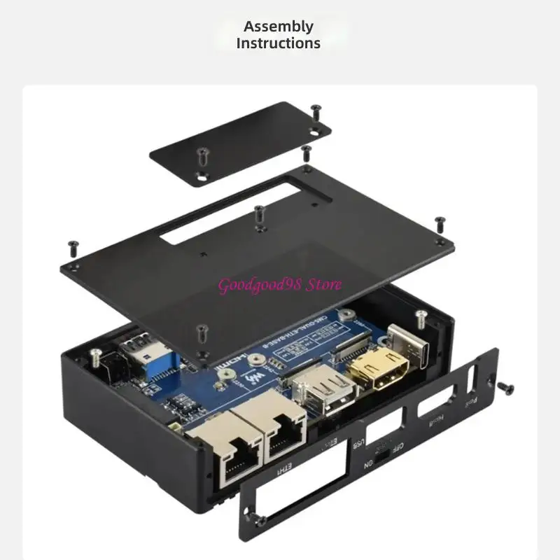Double Networking Interfaces Board For Compute Module 5 With M.2 M HDTV And MIPI Camera Compatibility
Double Networking Interfaces Board For Compute Module 5 With M.2 M HDTV And MIPI Camera Compatibility