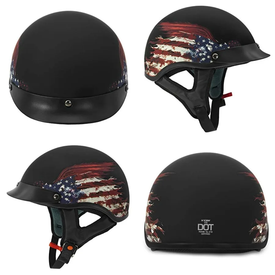 Cruiser Solid Half Face Motorcycle Helmet
Cruiser Solid Half Face Motorcycle Helmet
