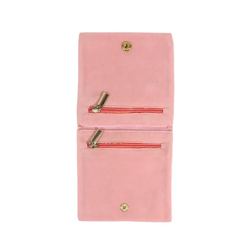 Soft Lining Jewelry Storage Bag Jewelry Pouch Foldable Design Snap Button Closure Necklace Organizer Bag
Soft Lining Jewelry Storage Bag Jewelry Pouch Foldable Design Snap Button Closure Necklace Organizer Bag