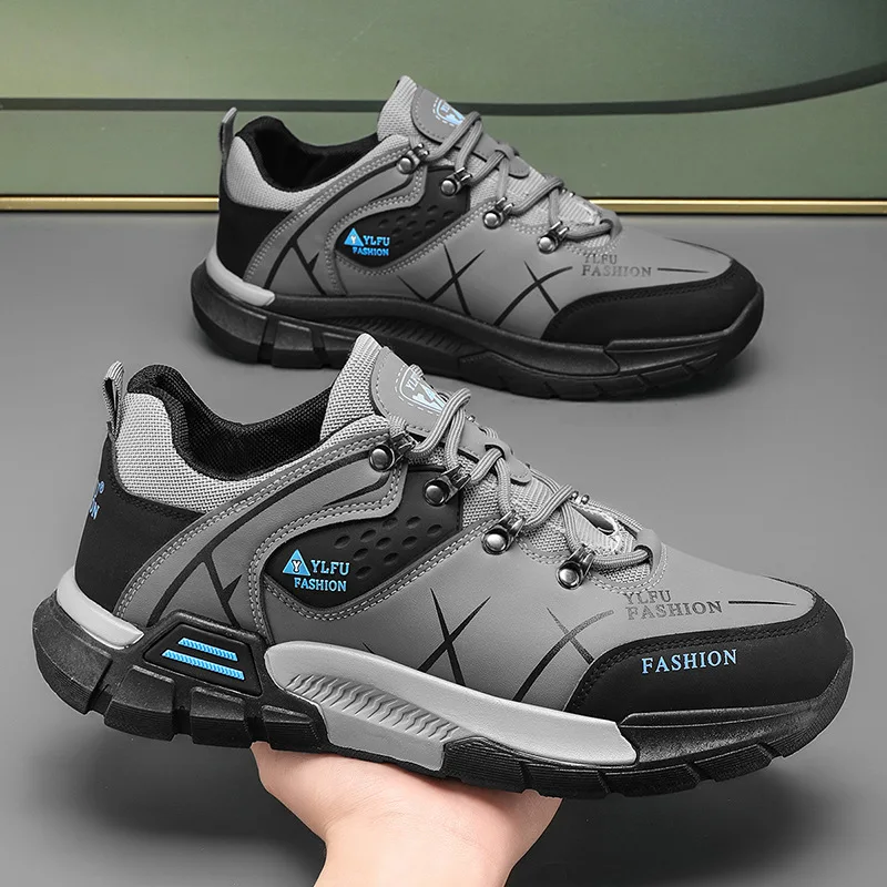 Men's Casual Sports Shoes Spring 2025 New Style Outdoor Wear-Resistant Versatile Work Shoes Anti-Slip Mountaineering Board Shoes
Men's Casual Sports Shoes Spring 2025 New Style Outdoor Wear-Resistant Versatile Work Shoes Anti-Slip Mountaineering Board Shoes