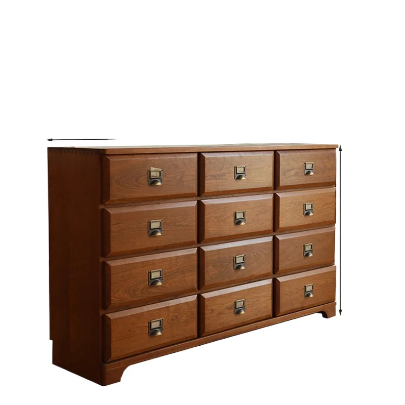 Retro dining side cabinet small apartment solid wood locker Nordic living room wine and tea storage cabinet cherry wood
Retro dining side cabinet small apartment solid wood locker Nordic living room wine and tea storage cabinet cherry wood