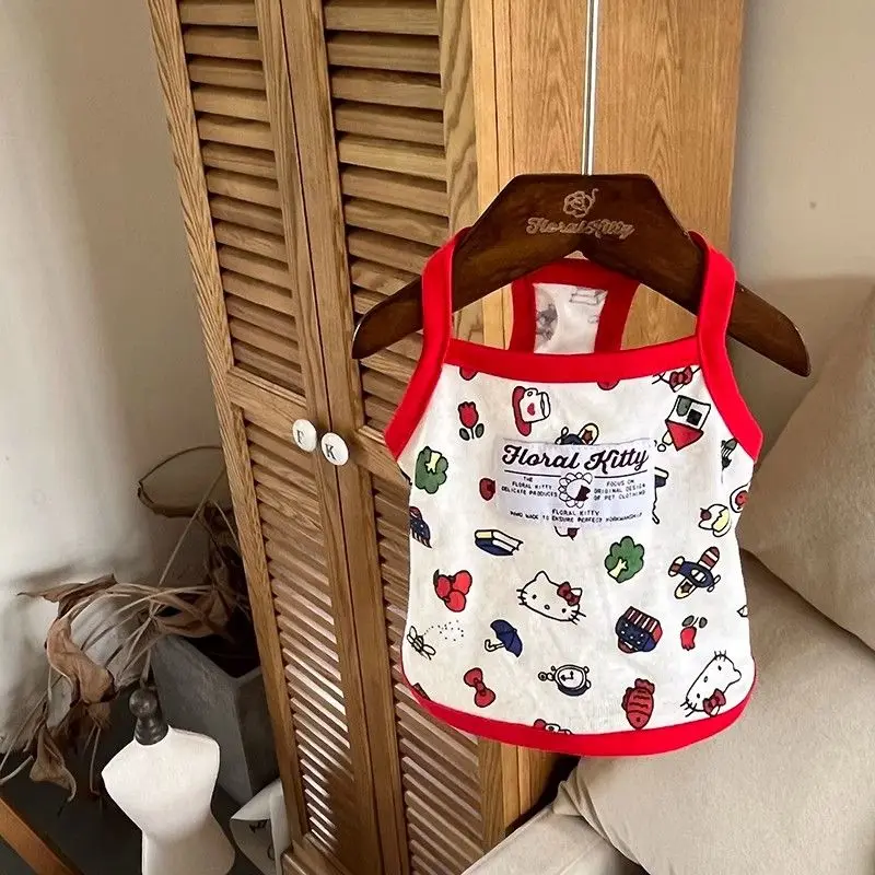 Summer Hello Kitty Anime Kawaii Sanrio Ins Soft Puppy Dog Pet Clothes Cute Breathable Sleeveless Halter Cat Clothing Gifts Toys
Summer Hello Kitty Anime Kawaii Sanrio Ins Soft Puppy Dog Pet Clothes Cute Breathable Sleeveless Halter Cat Clothing Gifts Toys
