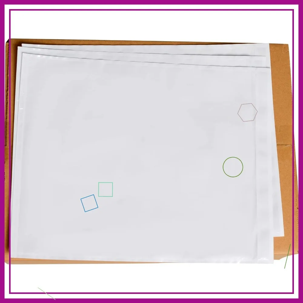 500 Clear Self-Adhesive Packing List Envelopes 9.5x12" Fit Letter Size
500 Clear Self-Adhesive Packing List Envelopes 9.5x12" Fit Letter Size