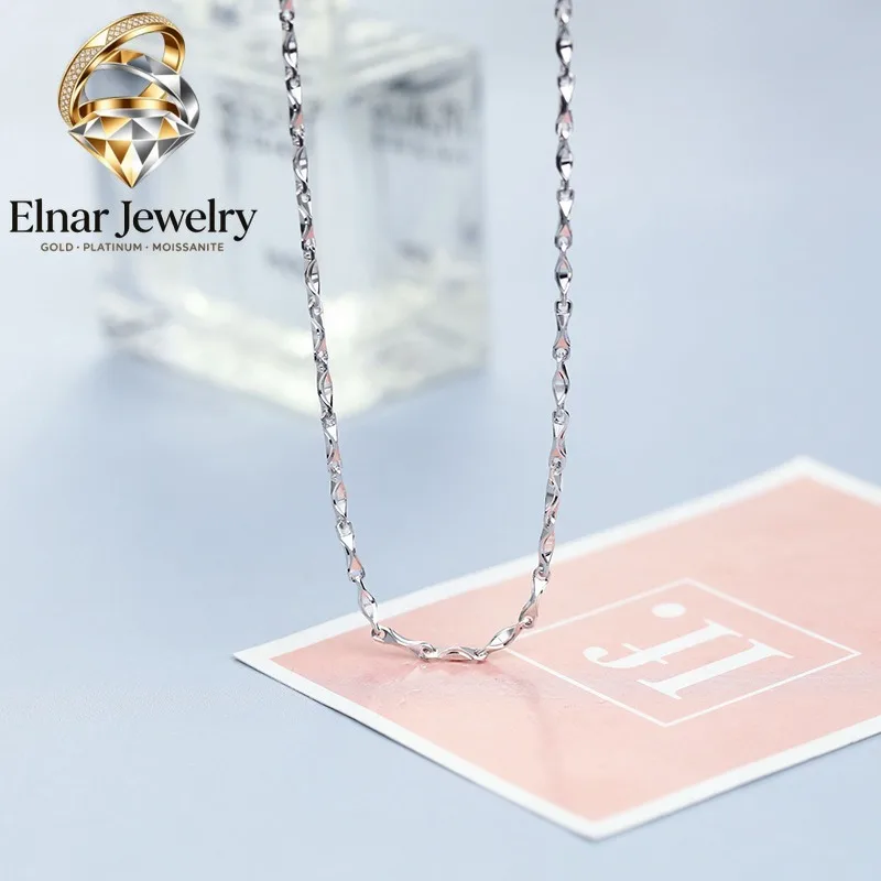 Elnar Jewelry Sterling Silver Necklace for Man Ingot Chain 1.8mm Thinkness 18inches Male Chain Necklace 8gram Jewelry 925 Silver
Elnar Jewelry Sterling Silver Necklace for Man Ingot Chain 1.8mm Thinkness 18inches Male Chain Necklace 8gram Jewelry 925 Silver