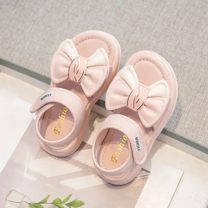 Children Sandals for Girls 2025 Summer New Fashion Korean Style Bowtie Soft Bottom Anti-slippery Versatile Princess Beach Shoes
Children Sandals for Girls 2025 Summer New Fashion Korean Style Bowtie Soft Bottom Anti-slippery Versatile Princess Beach Shoes