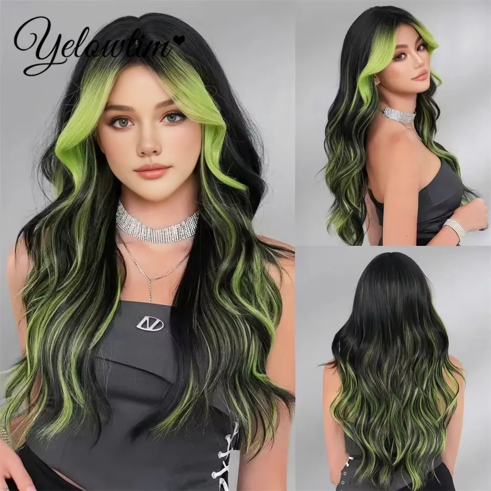 LM Black Long Body Wavy Synthetic Wigs for Women Afro Natural Black Hair Wigs Middle Part Heat Resistant Fiber Daily Use
LM Black Long Body Wavy Synthetic Wigs for Women Afro Natural Black Hair Wigs Middle Part Heat Resistant Fiber Daily Use