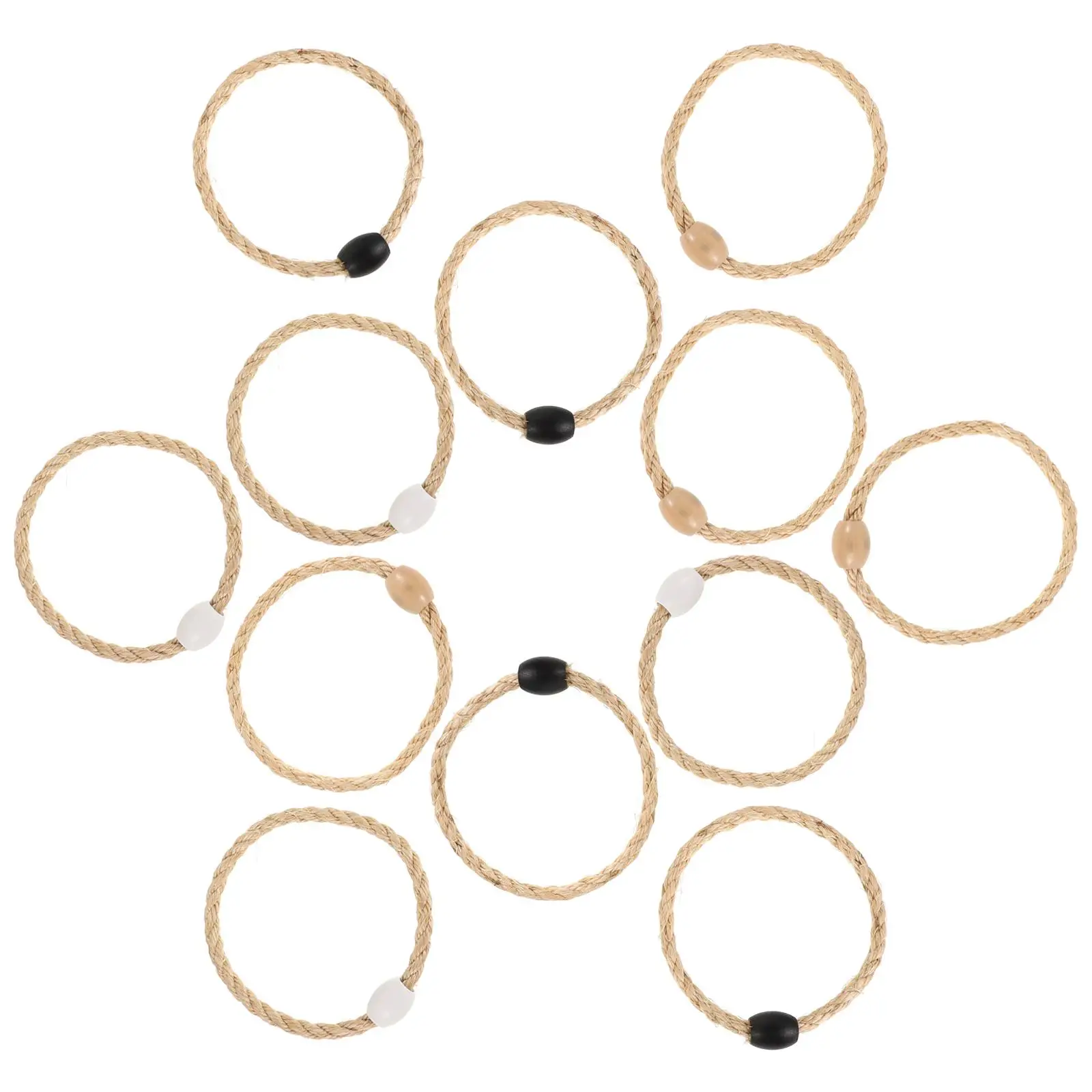 12 Pcs Ring Game Set Flax Portable Outdoor Grass Ring Sand Toss Games Toys Family Fun Activities
12 Pcs Ring Game Set Flax Portable Outdoor Grass Ring Sand Toss Games Toys Family Fun Activities