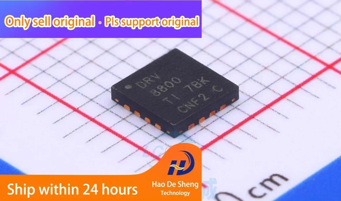 10 шт./лот DRV8800RTYR QFN-16 с логотипом DRV8800, новый оригинал, в наличии
10 шт./лот DRV8800RTYR QFN-16 с логотипом DRV8800, новый оригинал, в наличии