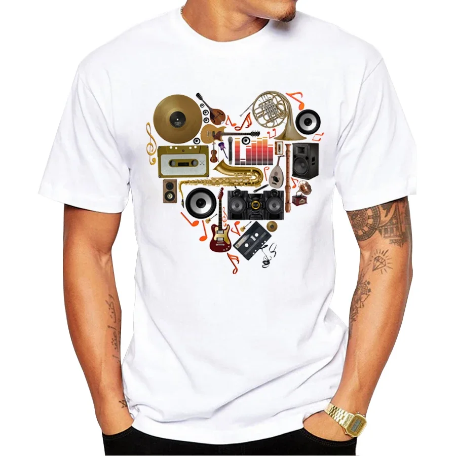 2023 Hot Selling Men Music in Love T-shirt Short Sleeve t shirts Vintage musical instrument Tee Shrits Casual Cool Tops
2023 Hot Selling Men Music in Love T-shirt Short Sleeve t shirts Vintage musical instrument Tee Shrits Casual Cool Tops