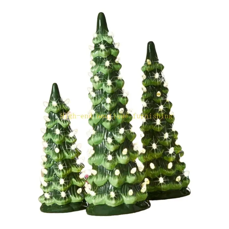 L9NB Керамические рождественские елки, предварительно освещенное настольное праздничное украшение с ручной росписью и фонари
L9NB Керамические рождественские елки, предварительно освещенное настольное праздничное украшение с ручной росписью и фонари