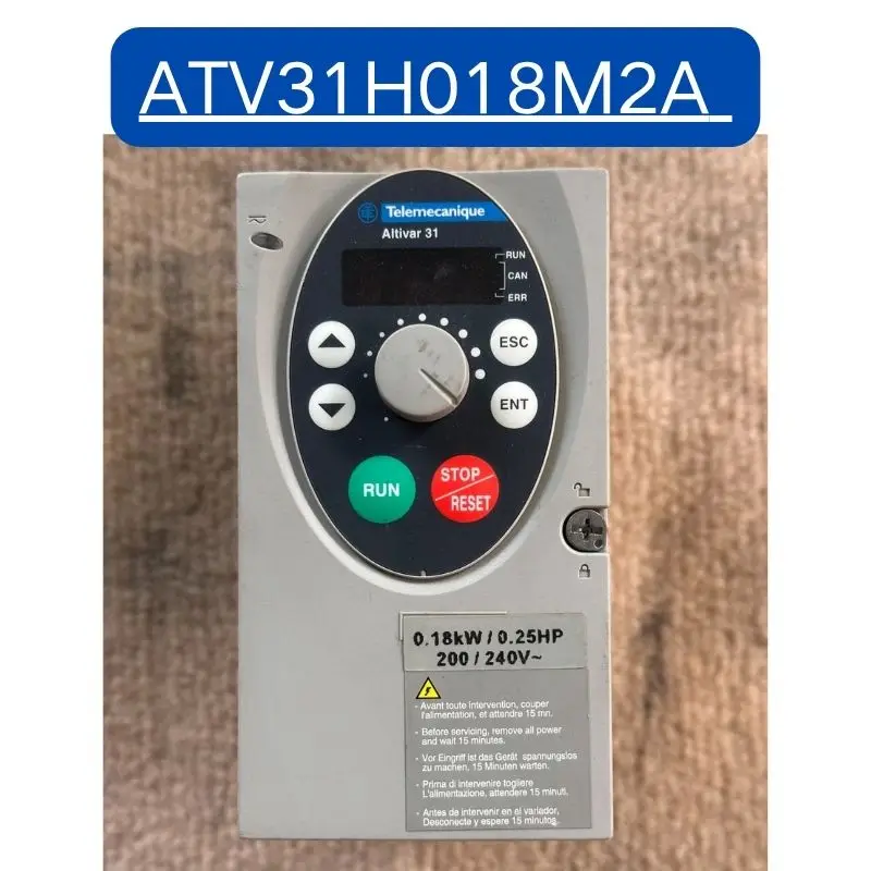 ATV31H018M2A inverter 0.18KW second-hand Test OK
ATV31H018M2A inverter 0.18KW second-hand Test OK