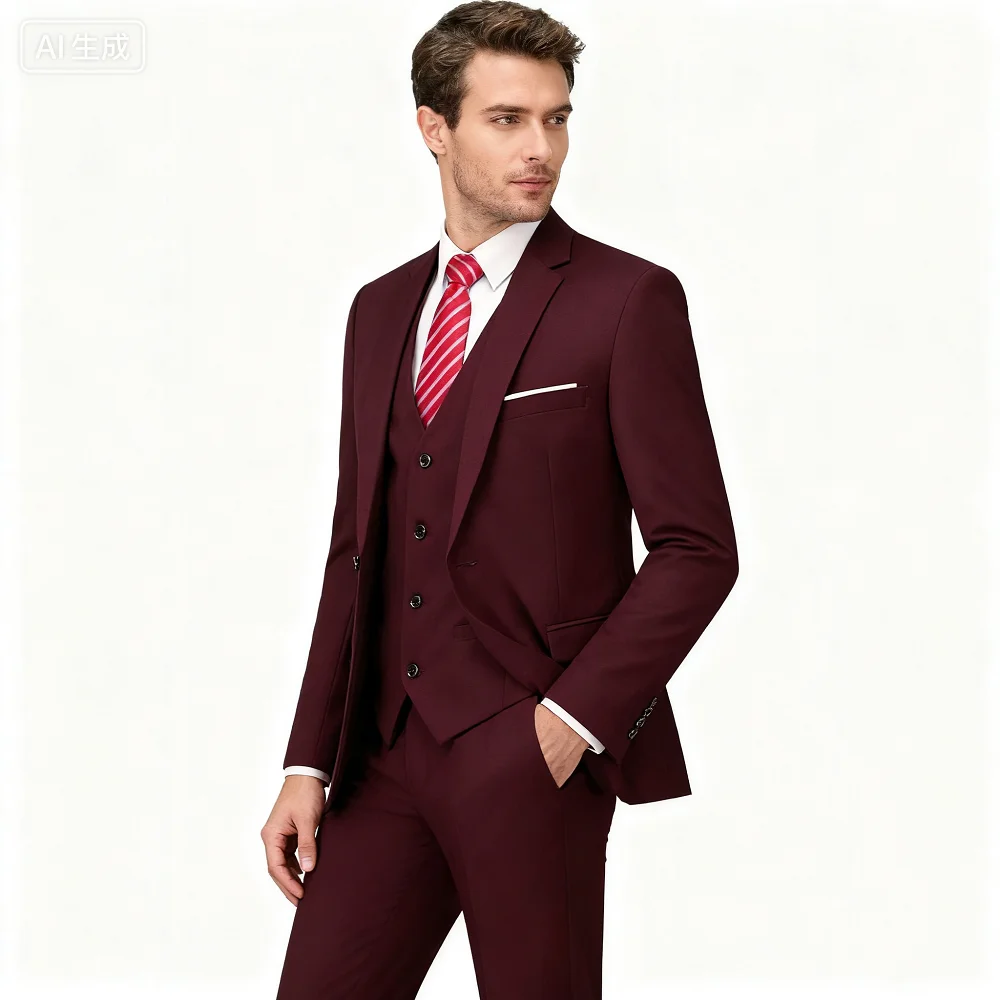 Men's 3 Piece Notch Lapel Marfim Smoking Suit Casual Formal Dinner Dance Party Wear Fitted Groomsmen Wedding Attire
Men's 3 Piece Notch Lapel Marfim Smoking Suit Casual Formal Dinner Dance Party Wear Fitted Groomsmen Wedding Attire