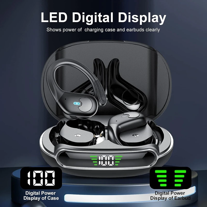 Bluetooth 5.3 Headphones IPX8 Waterproof Earbuds ENC HD Call, In-Ear Headphones Easy To Use
Bluetooth 5.3 Headphones IPX8 Waterproof Earbuds ENC HD Call, In-Ear Headphones Easy To Use