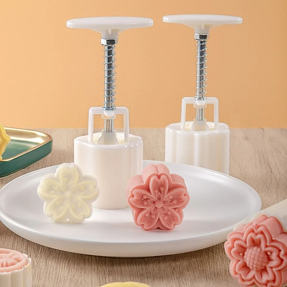 Kitchen Accessories 50g Mooncake Mold Plastic Non-stick Pastries Dessert Mold 3D Pattern Mini Baking Tools Mung Bean Cake
Kitchen Accessories 50g Mooncake Mold Plastic Non-stick Pastries Dessert Mold 3D Pattern Mini Baking Tools Mung Bean Cake