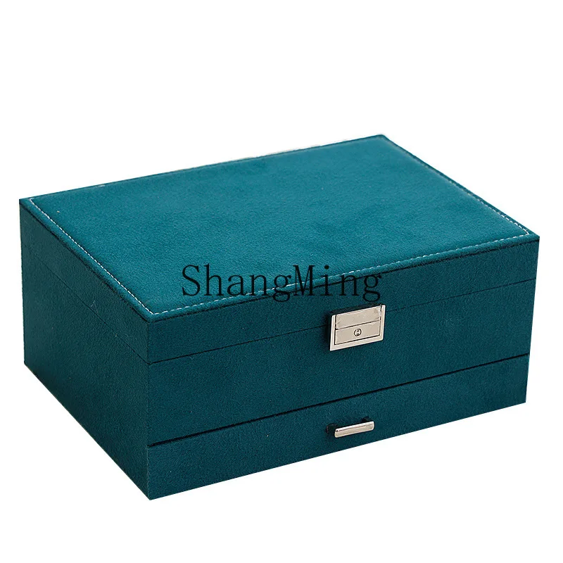 PYH Large Capacity Suede Jewelry Storage Box Women's Stud Earrings Multifunctional Jewelry Box Necklace Ring
PYH Large Capacity Suede Jewelry Storage Box Women's Stud Earrings Multifunctional Jewelry Box Necklace Ring