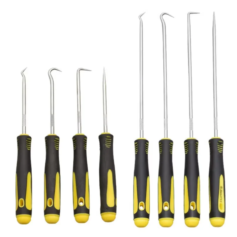 4 Pieces Long Pick & Hook Set Gasket Puller Pick Tools for Removing Car Auto Oil Seal O-Ring Seal Tools
4 Pieces Long Pick & Hook Set Gasket Puller Pick Tools for Removing Car Auto Oil Seal O-Ring Seal Tools