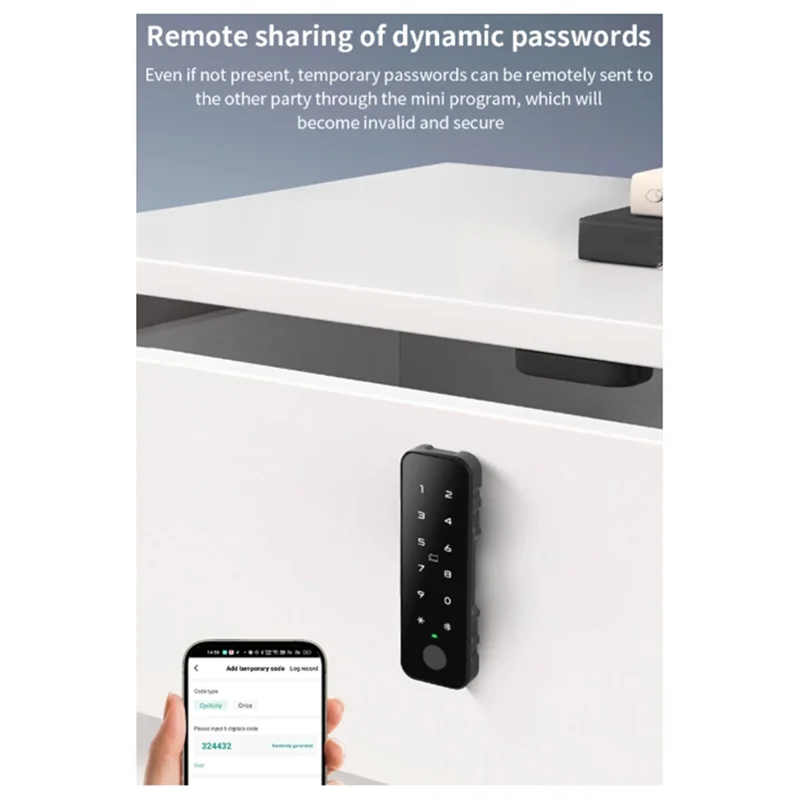 REPLA-Tuya Bluetooth Smart Wood Cabinet Fingerprint Electronic Lock App Remote Control For Furniture Drawer Locker 
REPLA-Tuya Bluetooth Smart Wood Cabinet Fingerprint Electronic Lock App Remote Control For Furniture Drawer Locker