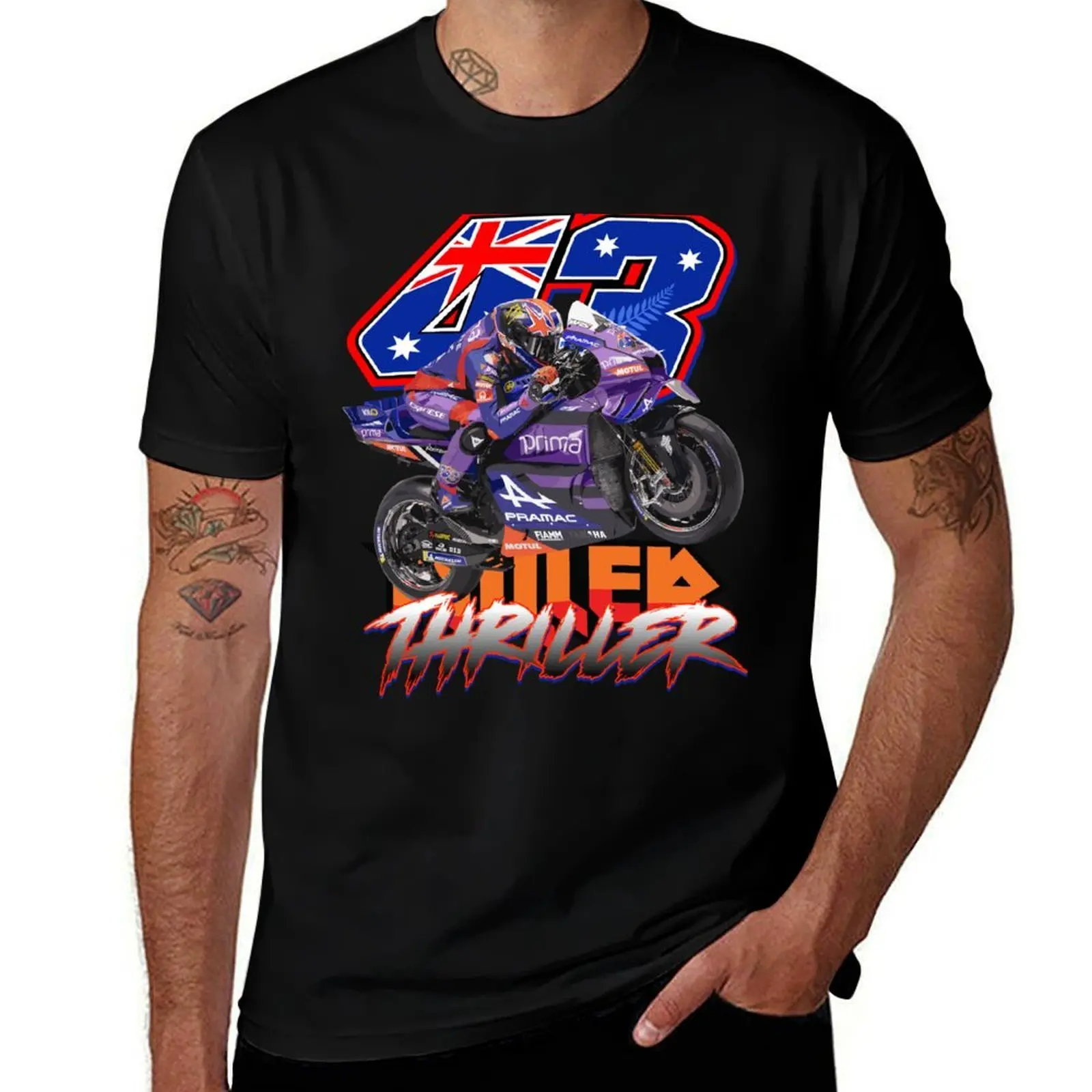 Miller the Thriller 43 T-Shirt Work Basic Short Sleeve Top
Miller the Thriller 43 T-Shirt Work Basic Short Sleeve Top