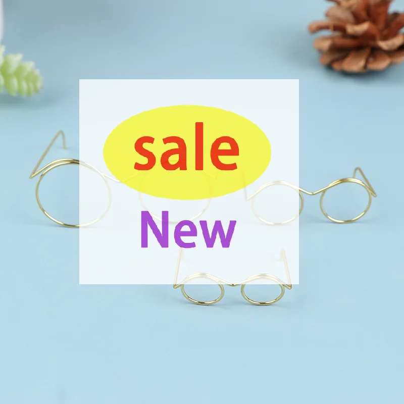 TH 5/10Pcs new Alloy Fashion Round Frame Lensless Retro Cool Doll Glasses For 9/25/30cm Doll
TH 5/10Pcs new Alloy Fashion Round Frame Lensless Retro Cool Doll Glasses For 9/25/30cm Doll
