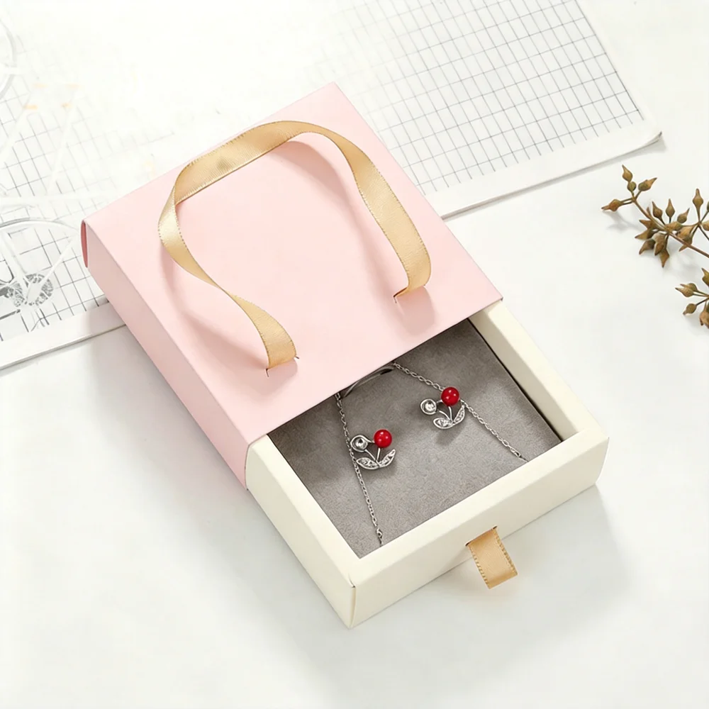 Pink Jewelry Box Rigid Jewelry Gift Box Velvet Lined Jewelry Box Sturdy For Birthday Gifts Gift Wrapping
Pink Jewelry Box Rigid Jewelry Gift Box Velvet Lined Jewelry Box Sturdy For Birthday Gifts Gift Wrapping