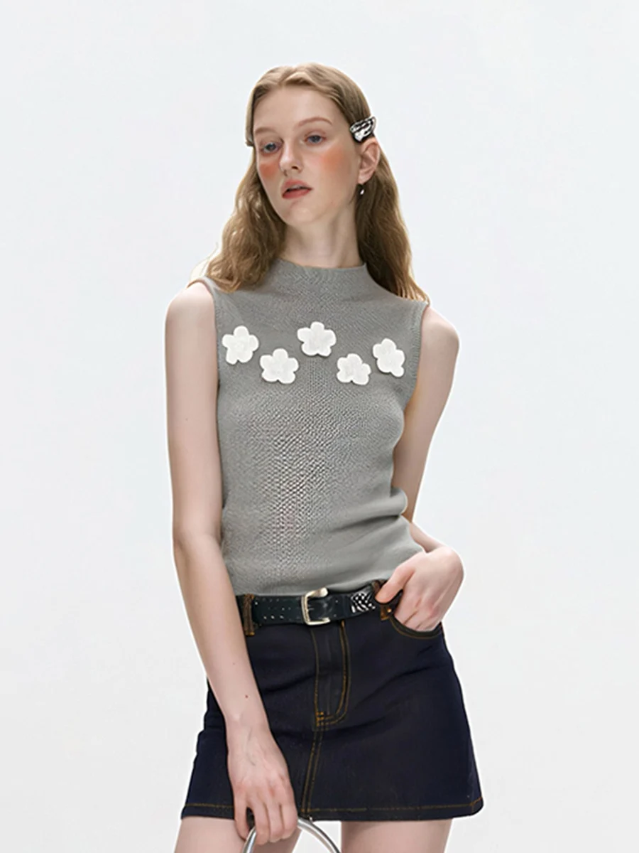 AHMI Design Sensation 3D Rose Flower Svel Vest Women's Summer Slim Fit ort Top Faionable Outerwear Casual Wear
AHMI Design Sensation 3D Rose Flower Svel Vest Women's Summer Slim Fit ort Top Faionable Outerwear Casual Wear