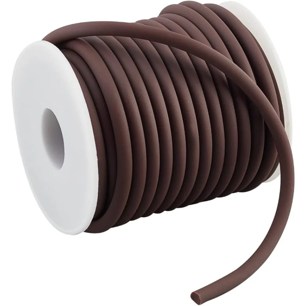 10.93 Yards Solid Rubber Cord 0.19" Thick Plastic Rope Round Elastic Cord Beading Crafting Stretch String for DIY Craft Making
10.93 Yards Solid Rubber Cord 0.19" Thick Plastic Rope Round Elastic Cord Beading Crafting Stretch String for DIY Craft Making