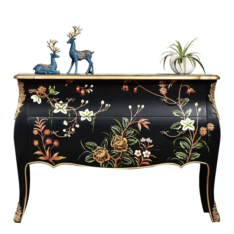 Entrance Cabinet Living Room Sofa Side Cabinet Partition Black Locker Curio
Entrance Cabinet Living Room Sofa Side Cabinet Partition Black Locker Curio