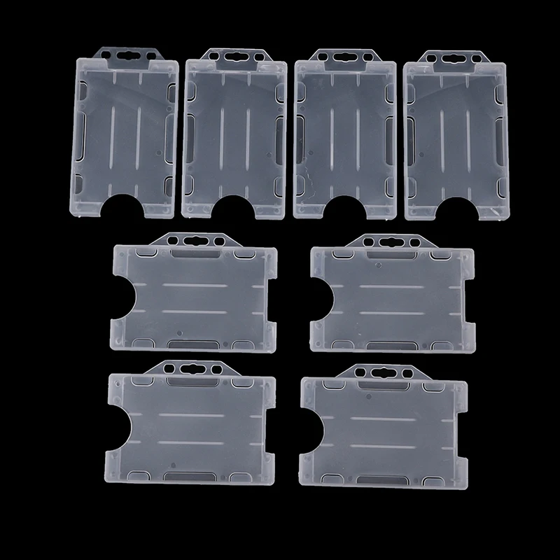 4 шт., универсальный чехол для удостоверений личности из твердого пластика, двусторонний, для бейджей, офисные принадлежности
4 шт., универсальный чехол для удостоверений личности из твердого пластика, двусторонний, для бейджей, офисные принадлежности