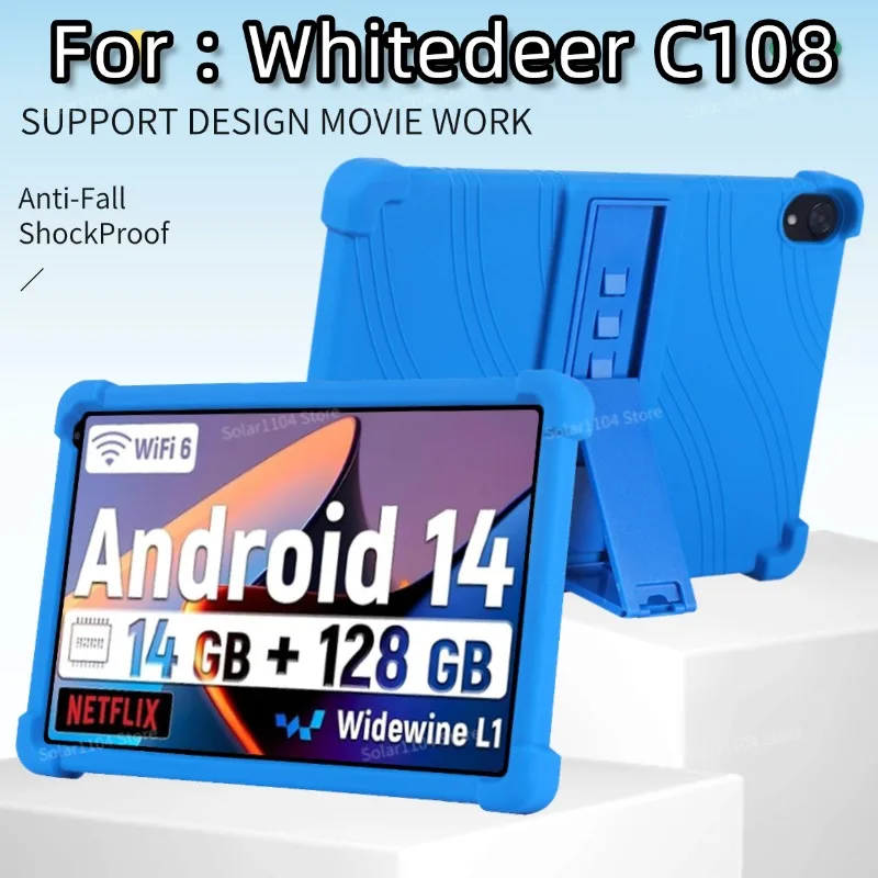 Силиконовый чехол для планшета Whitedeer C108 с подставкой 10 футов, ударопрочный и ударопрочный
Силиконовый чехол для планшета Whitedeer C108 с подставкой 10 футов, ударопрочный и ударопрочный