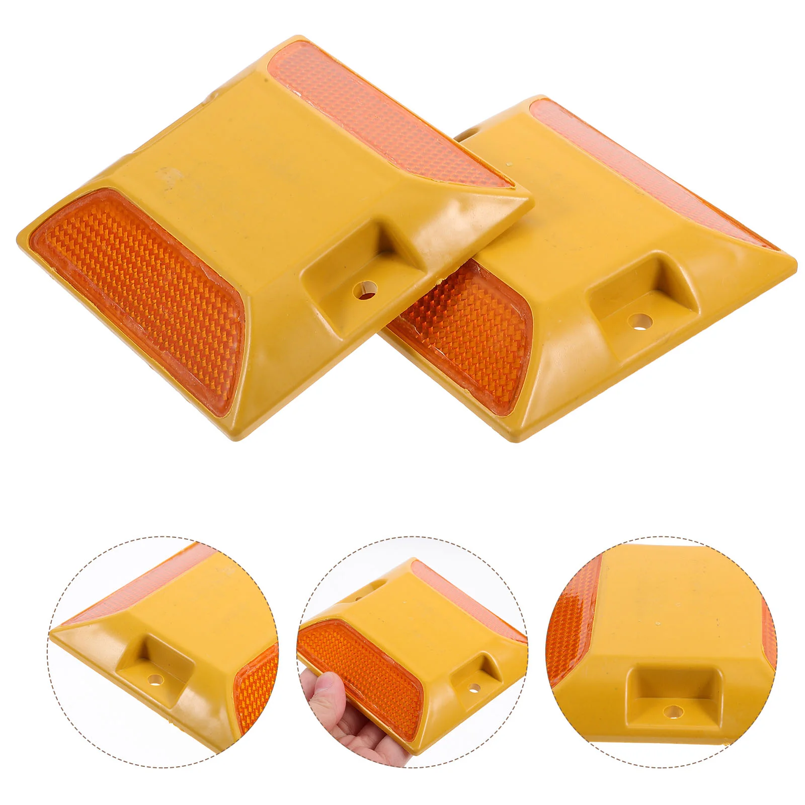 2 Pcs Reflective Plastic Road Signs Driveways Marker for Sidewalk Heavy Reflectors Entrance Street Pavement Stud Markers
2 Pcs Reflective Plastic Road Signs Driveways Marker for Sidewalk Heavy Reflectors Entrance Street Pavement Stud Markers