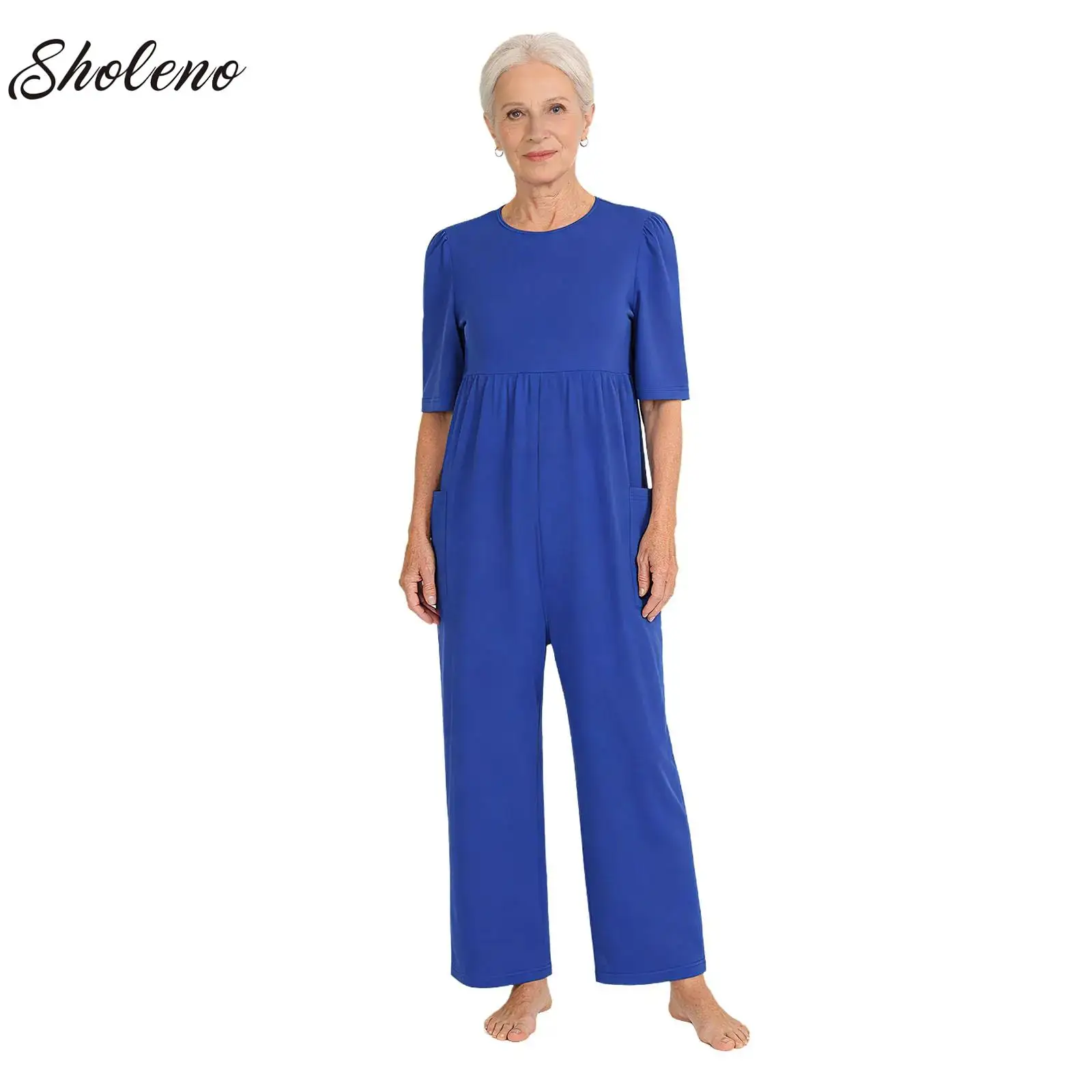 Womens Elderly Alzheimers Special Needs Jumpsuit Adaptive Clothing Short Sleeve Full Length Anti-Strip Zipper Rompers One-piece
Womens Elderly Alzheimers Special Needs Jumpsuit Adaptive Clothing Short Sleeve Full Length Anti-Strip Zipper Rompers One-piece