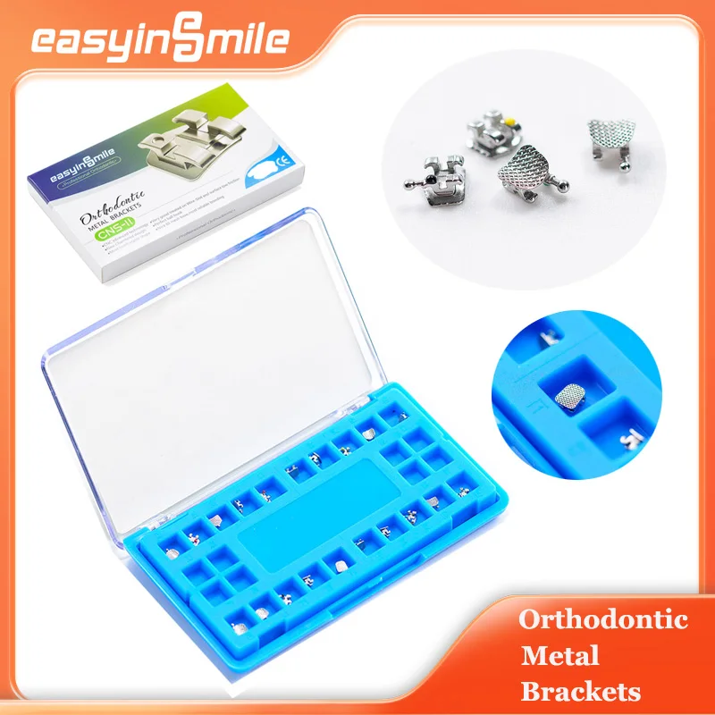 Тип 3-го поколения Ортодонтические брекеты Easyinsmile Материнские металлические брекеты для арочных проводов Сетчатое основание ROTH / MBT 345 Слот. 022
Тип 3-го поколения Ортодонтические брекеты Easyinsmile Материнские металлические брекеты для арочных проводов Сетчатое основание ROTH / MBT 345 Слот. 022